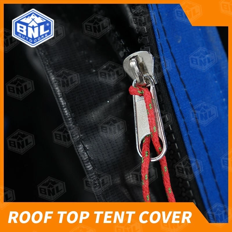 600gsm PVC Roof Top Tent Cover for Replacement 145x124x45(H)cm Black color - image 2 of 4
