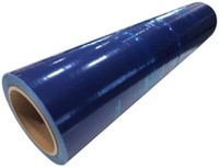 Fenster-Schutzfolie Einseitig Selbstklebend Blau-Transparent 100M
