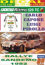 DECAL FIAT RITMO ABARTH 125 TC C.CAPONE R. SANREMO 1982 DnF (01)