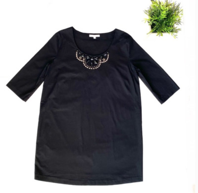Rosie Pope maternity dress with embellishment half sleeve Cotton Spandex 