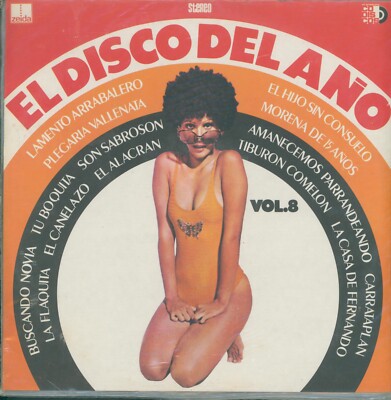 EL DISCO DEL AÑO - VARIOS ARTISTAS - VOL 8 - LP ZEIDA COLOMBIA - 1976