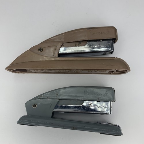 Vintage Swingline Stapler PARTS ONLY Lot Light Brown Tan 77 & Gray 99 FOR REPAIR - Picture 4 of 8