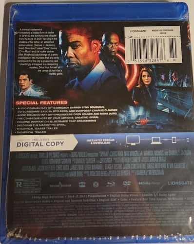 Spiral Blu-ray + Digital Copy - Chris Rock, Samuel L. Jackson - Horror Movie - Picture 2 of 2