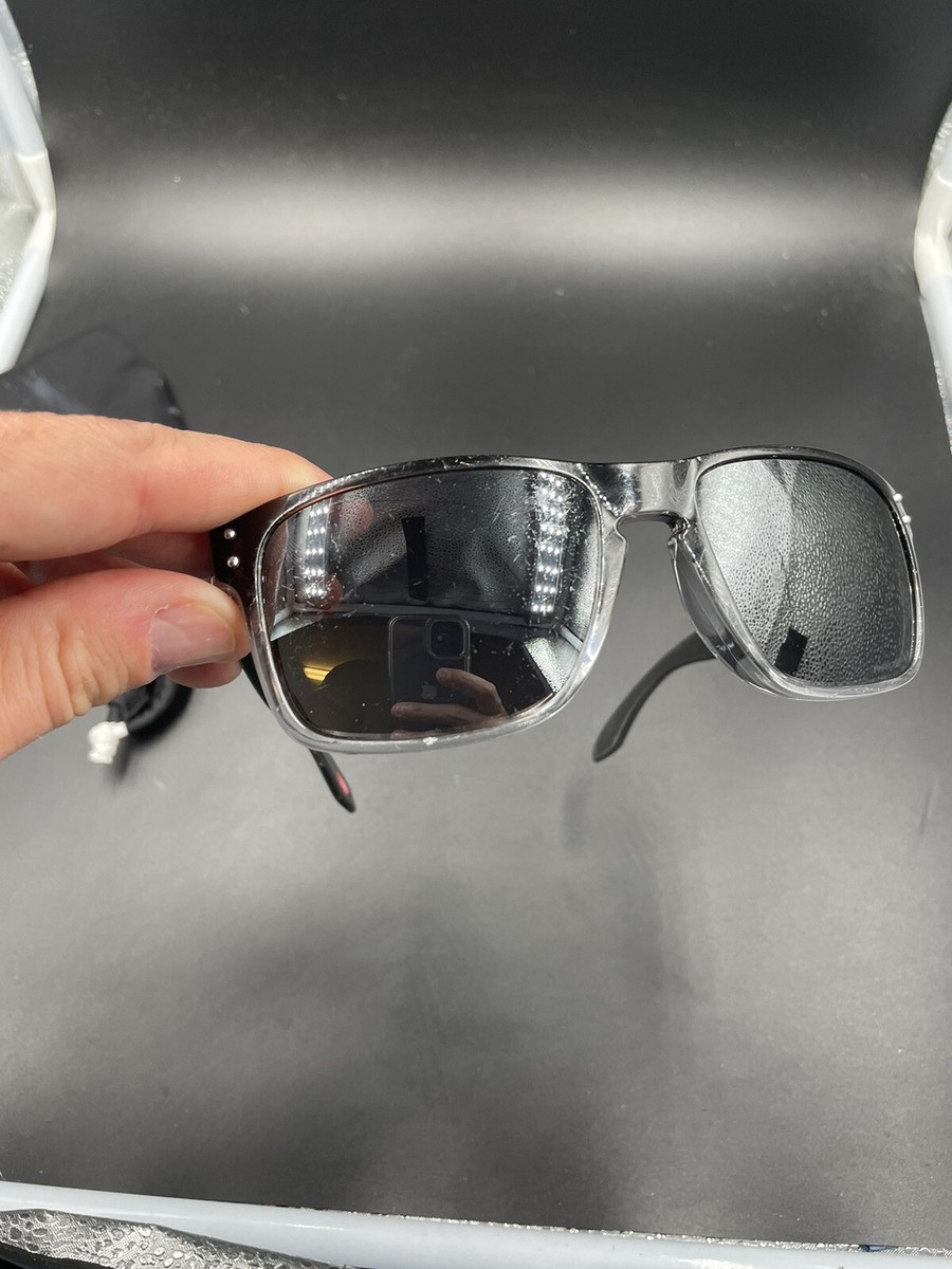 Oakley Holbrook Crystal Black/Clear Fade w/Prizm Black Pol Lenses
