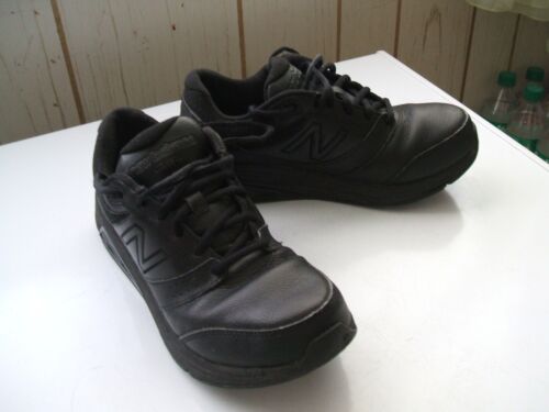 New Balance Sneakers Womens US8B  Black Leather Walking Shoes MW928BR2 WW928 BK2 - Picture 1 of 11