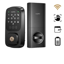 ARPHA Keyless Palm Recognition Smart Door Lock Digital Keypad Deadbolt+Knobs APP