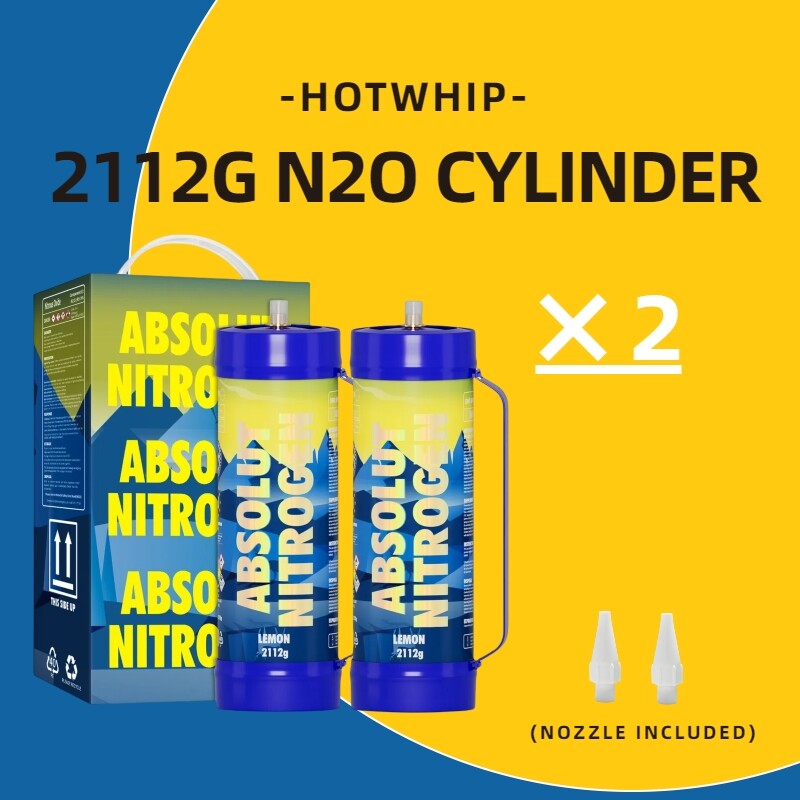 Food Grade Nitrous Oxide Tank Variety of Flavored N2O Chargers (2112g 2