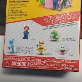 FIGURA YOSHI AZUL SUPER MARIO MUNDO DE NINTENDO 2.5" MANCAVE JAKKS PACIFIC NES