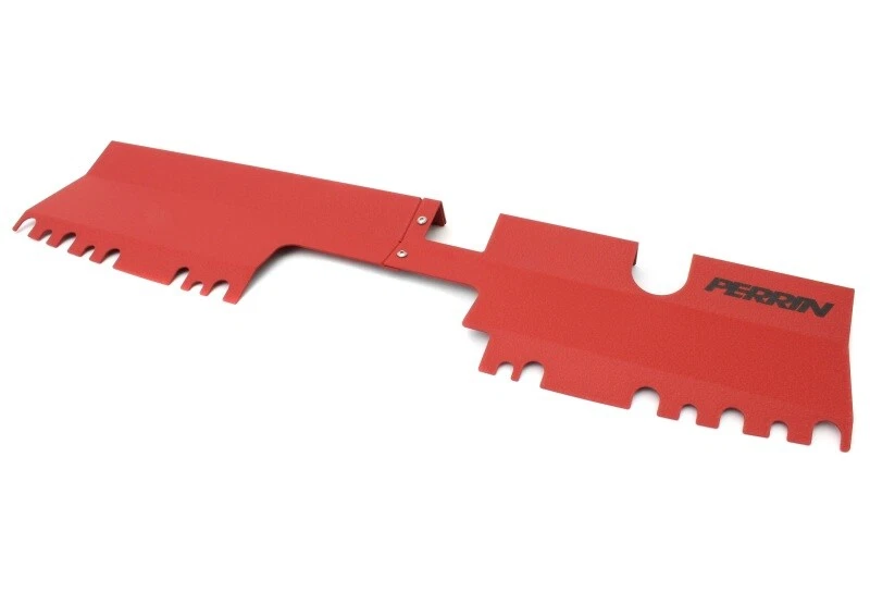 Perrin PSP-ENG-512-2RD Red Radiator Shroud for 2015-2021 Subaru WRX/STI AWD - Image 2 of 4