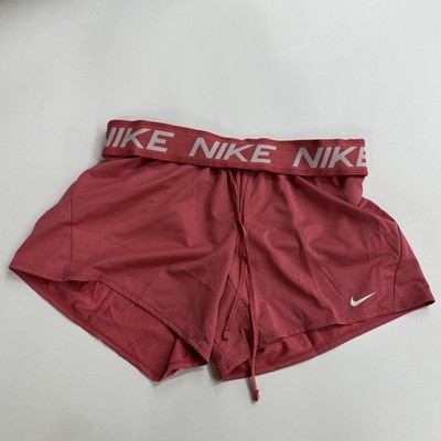 Nike Women's Shorts Dri-FIT Attack 2.0 Size Small Red DB4502 62 Gym Run Training
