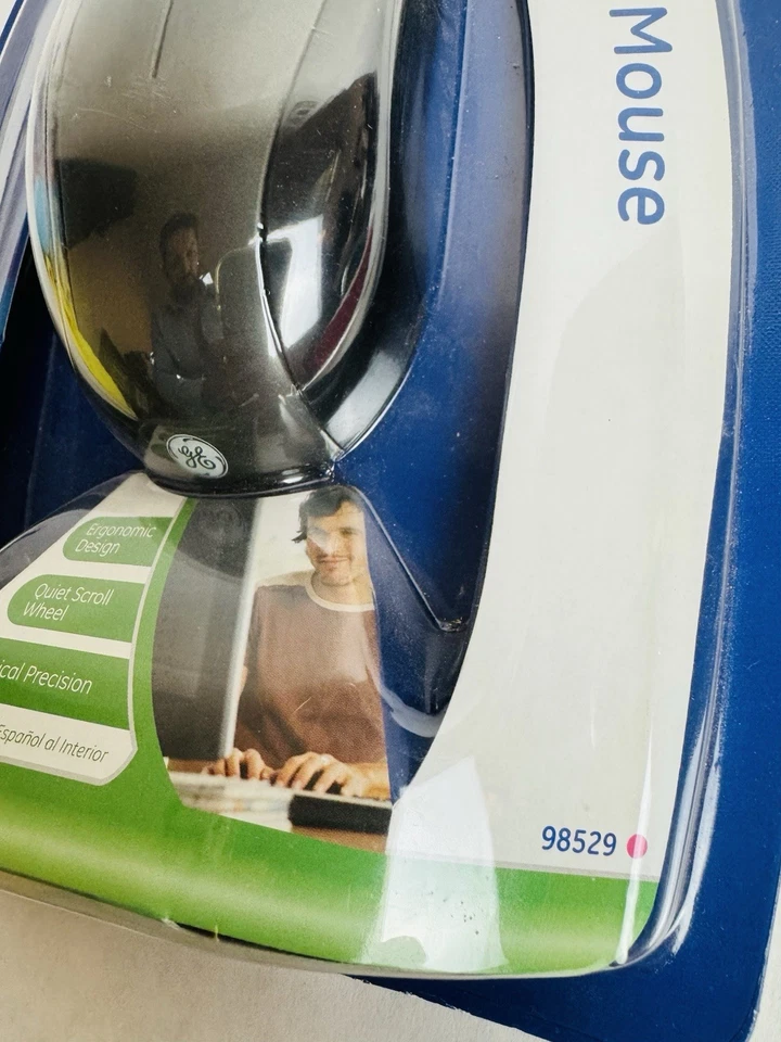NEW GE Optical Mouse 98529 Laser USB - Image 3 of 4