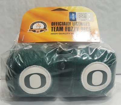 Oregon Ducks 3'' Fuzzy Dice - NCAA