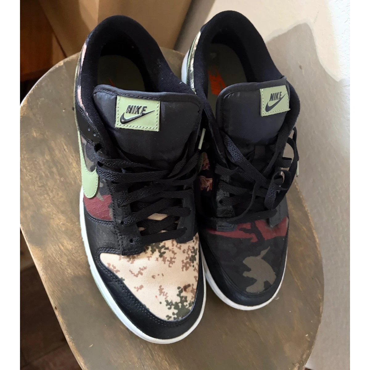 Nike Dunk SE Low Black Multi-Camo - огромный выбор по лучшим ценам