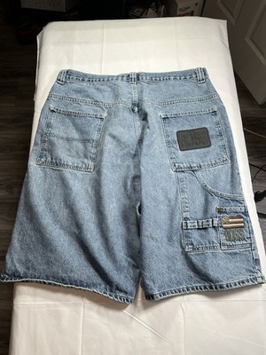 Vintage BOSS Baggy Jean Shorts Men s 40 Blue Grunge Skater Y2K Jorts Denim