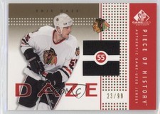 2002-03 SP Game Used Piece of History Gold 23/99 Eric Daze #PH-ED 2a8