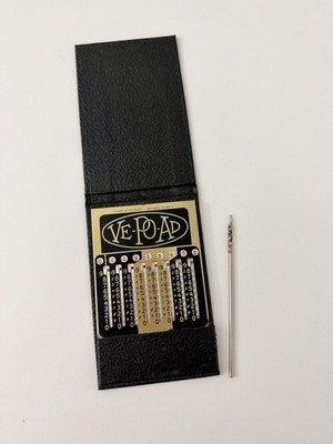 Vintage Ve-Po-Ad ''Little Wizard'' Vest Pocket Adder Adding Machine in Case
