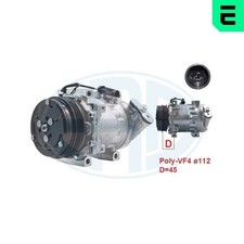 ERA Kompressor Klimaanlage 670033 12V für FIAT DUCATO Bus 110 Multijet 120 4x4 3