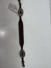 New Tough 1 Brown Leather Tooled Whither Strap #45-7768 F-500