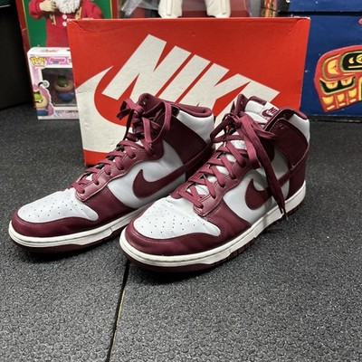 Nike Dunk Hi Retro Dark Beetroot Size 12 Skater Shoes