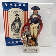 1975 Vtg. George Washington Decanter by McCormick Distillery w/Box, Cork EMPTY