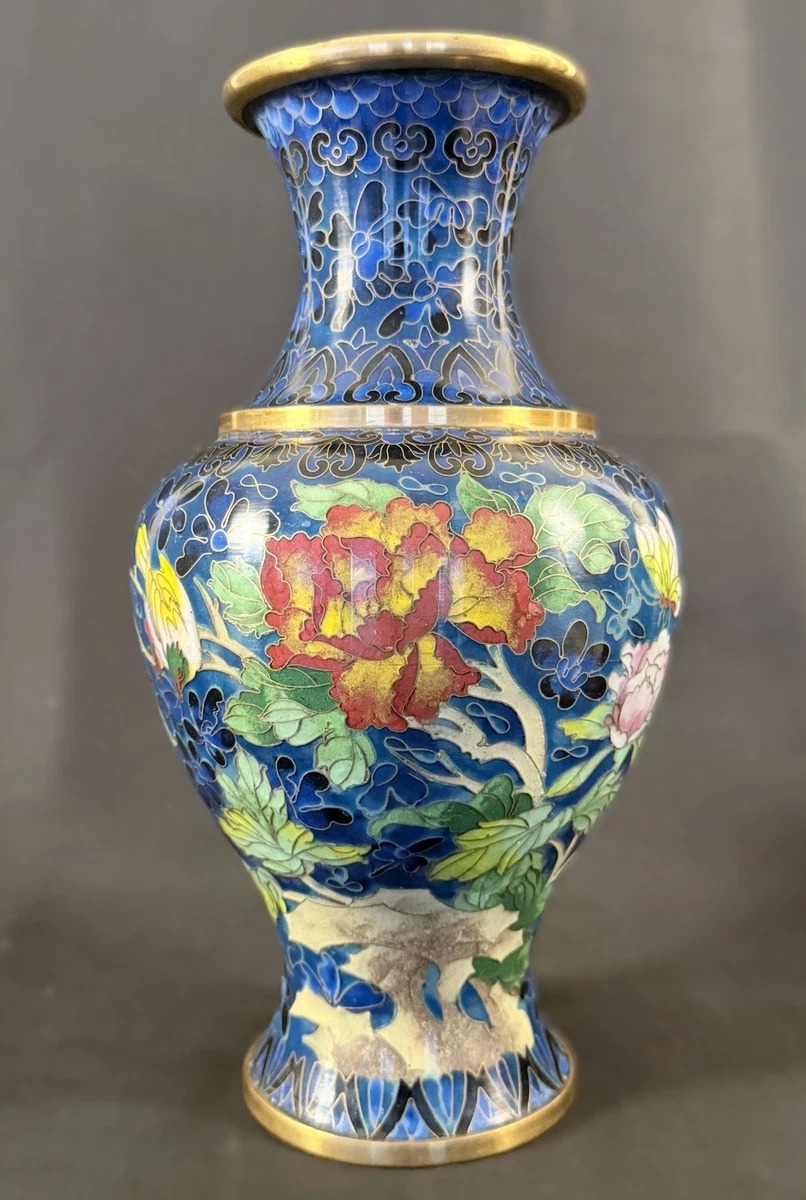 蓝色1940 年后中国古董花瓶| eBay