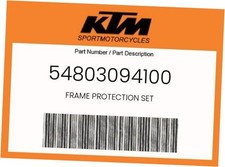 NEW OEM NEW BLACK FRAME PROTECTION SET GUARDS SX SXF EXC XC XCW EXCG MXC