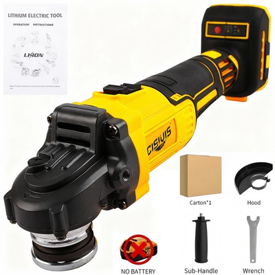 #ad #ad 115mm Cordless Angle Grinder Brushless For Dewalt 20V Battery Max Cut Off Tool $29.99