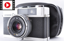 Exc 5 w/Case Konica C35 E L EL Rangefinder Film Camera 38mm F/2.8 From Japan