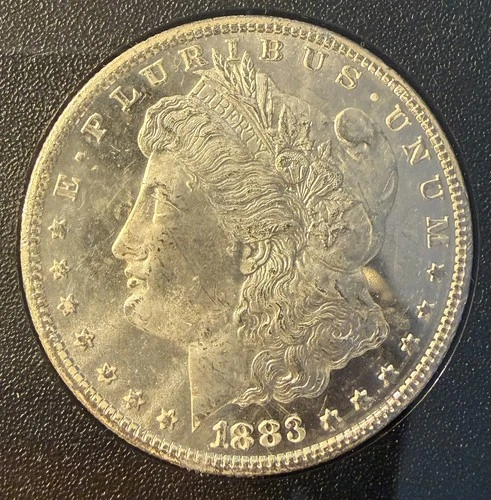 1883 CC GSA Uncirculated PROOF LIKE Morgan Silver Dollar with COA and Box Coin#1
