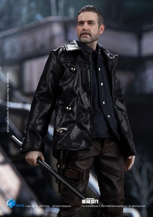 JUN247991: Hiya Toys Walking Dead: Dead City Exquisite Super Negan 1/12 Figure