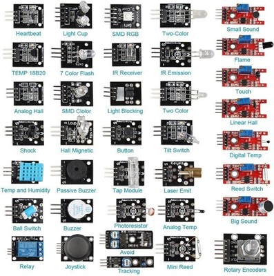 HiLetgo 37-in-1 Sensor Kit for Arduino & Raspberry Pi Projects