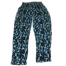 International Muscle Sweatpants Blue Flame Vintage Baggyz Men XL Baggy Pajamas