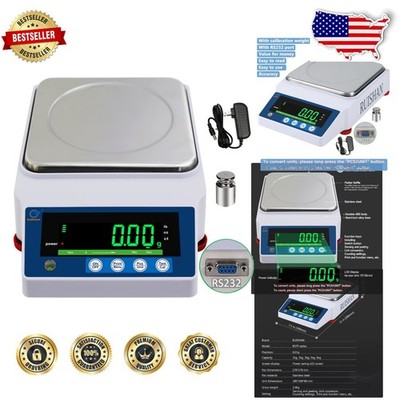 Durable Lab Balance 2000g 0.01g Precision Scale LED Display Auto Shut Off