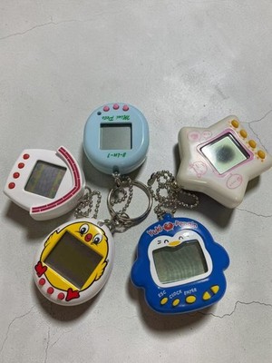 Vintage Virtual Pet Lot of 5 Non-Working For Repair Restoration Clean PCB Japan