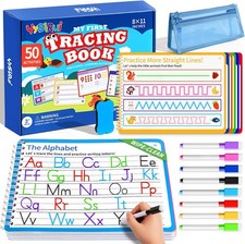 Preschool Learning Activities, Tracing Books for Kids Ages 3 , Toddler Handwriti