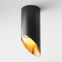 Anbauleuchten 1X35W/Gu10 IP20 In Schwarz Gold Im Modernen Stil