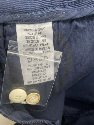 Nuevos Pantalones Cortos Robert Graham Para Hombre Talla 36 Azul Marino Calce Clásico Nuevos con Etiquetas $98 - Imagen 12 de 12