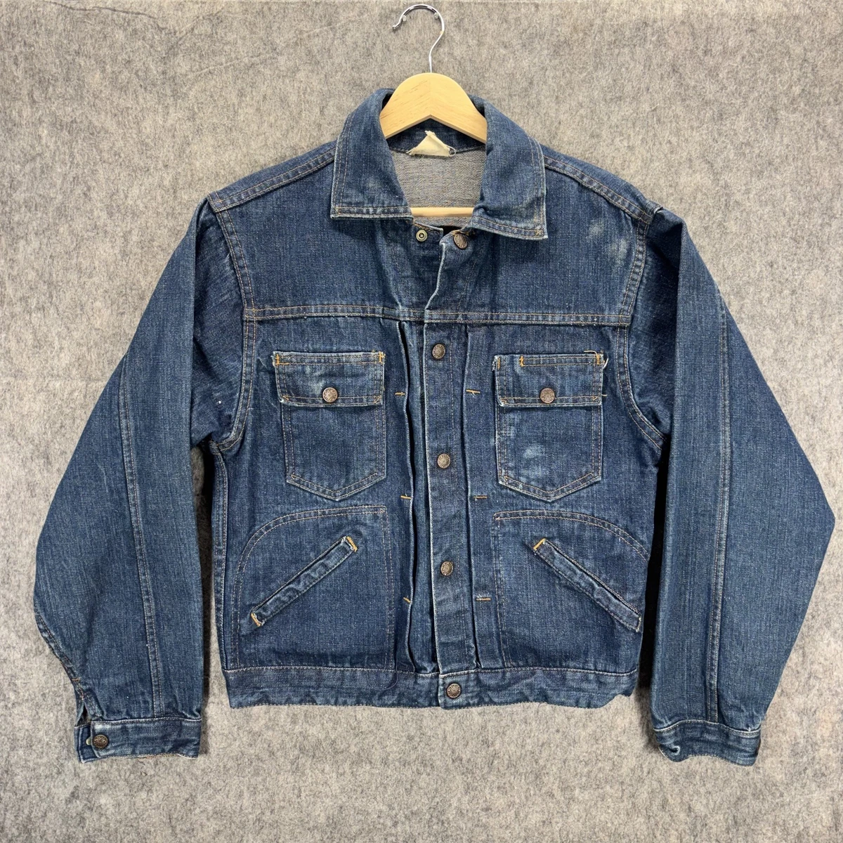 1960s Denim Outerwear Coats & Jackets for Men for sale | eBay