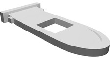 Chiusura Blocco Cofano Motore per Suzuki DF 2.5 Fuoribordo Stampato 3D