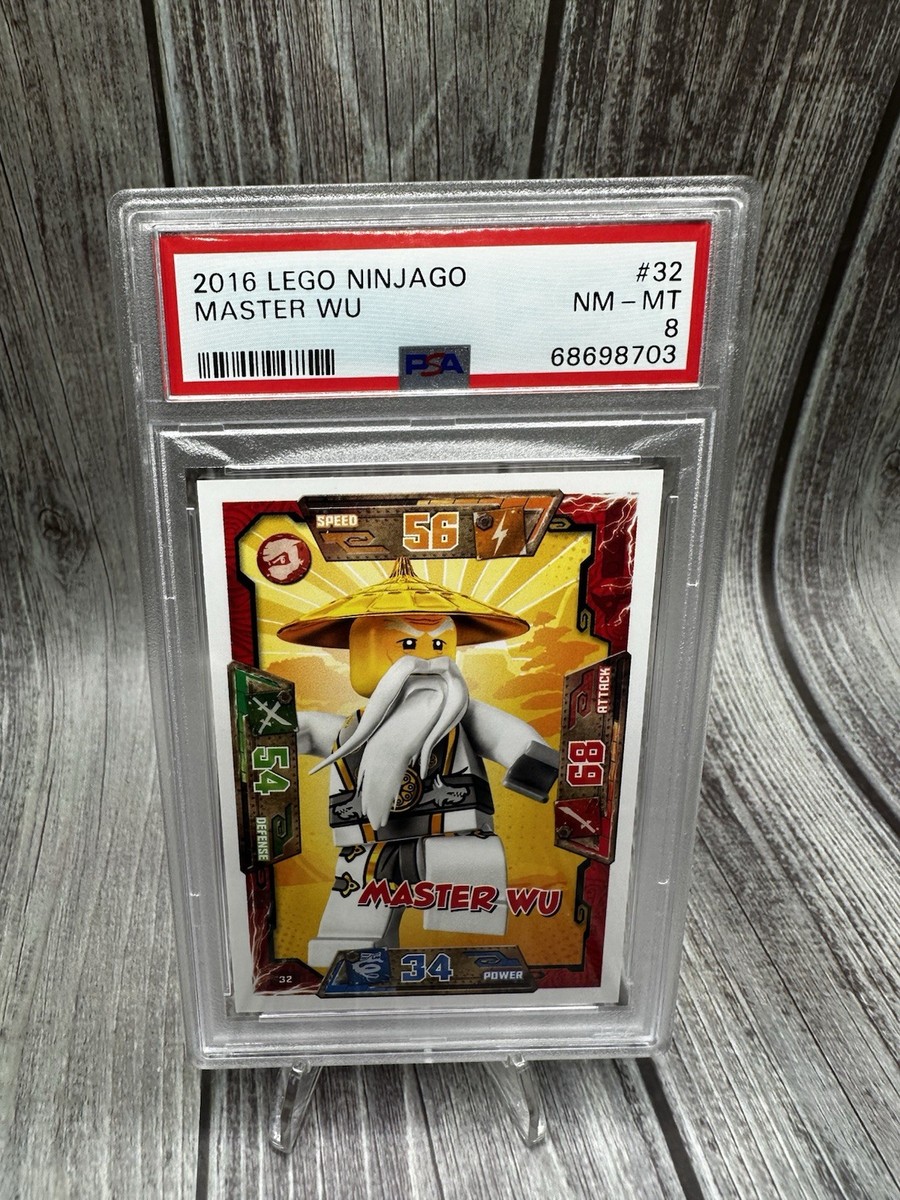 2016 LEGO NINJAGO Trading Card Game MASTER WU #32 PSA Nm/Mt 8 | eBay
