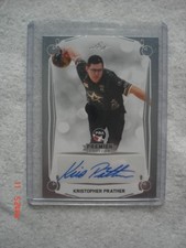 Kristopher Prather 2023 Leaf PBA Premier Edition Autograph Card #BA-KPI