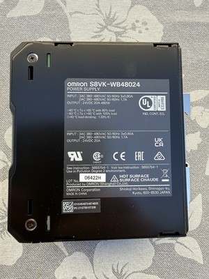 Omron S8VK-WB48024   3-Phasen Industrie-Netzteil   NEU   24V / 20A / 480W