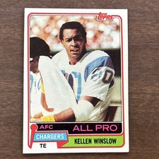 Kellen Winslow 1981 Topps #150 All Pro Rookie San Diego Chargers Football Card