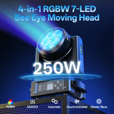 Led 250w Beam Spot Wash Zoom Moving Head Light Stage Event Show Dj Lighting