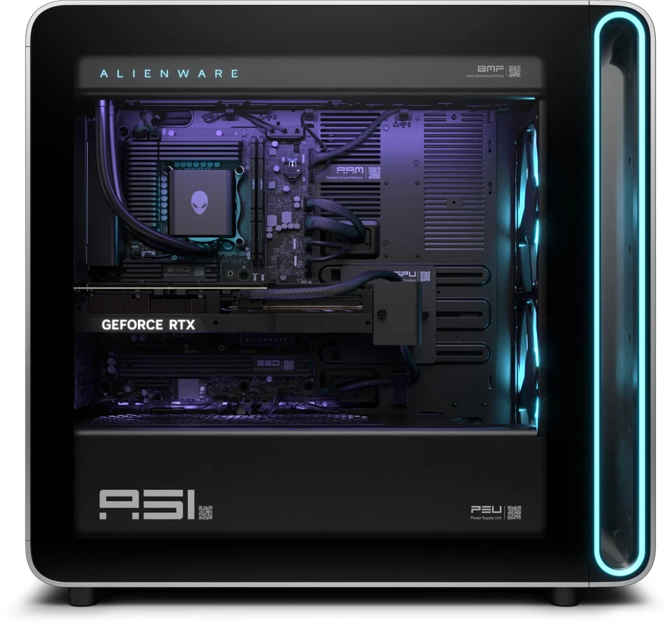 Alienware Area-51 Gaming PC Ultra 7, 16GB Ram, 1TB SSD, RTX 5070, Liquid Cooled - Image 2 of 4