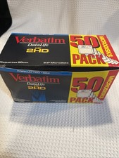 50 Pack Verbatim DataLife High Density MF-2HD 3.5" Floppy Discs