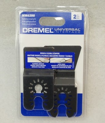 Dremel MM620U Oscillating Scraping Kit - Universal Interface 2-Piece Set