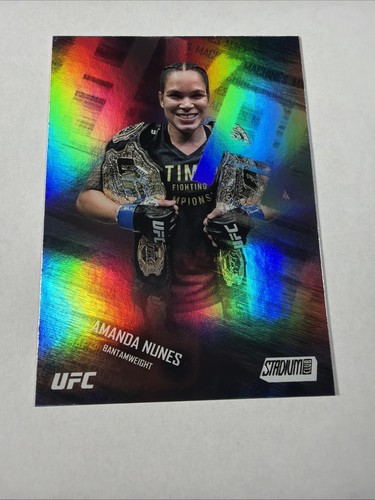Amanda Nunes #HM-11 2025 Topps Stadium Club Hype Machines card