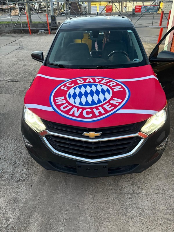 Bayern Munich Flag Hood Car Elastic Bundesliga , Germany
