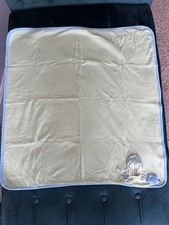 Carter s Vintage John Lennon Baby Blanket Blue Green Real Love Animals Palm Tree